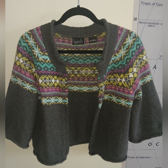 Wool cropped sweater - Picture 2 of 4